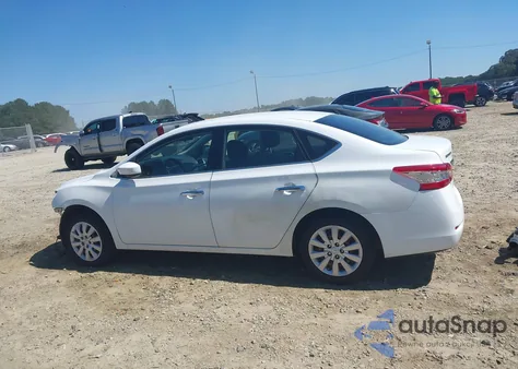 2015 Nissan Sentra S from USA, damaged, VIN 3N1AB7APXFY368285